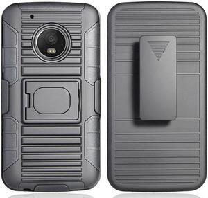 Skinomi TechSkin - Motorola Moto G4 Play Gold Carbon Fiber Skin Protector