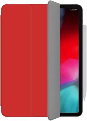 Red Folio Flip Case Cover Viewing Stand for Apple iPad Pro 12.9" (2018)