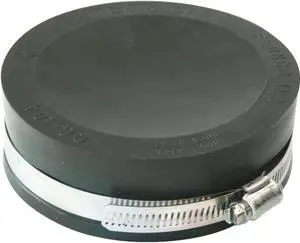 ZORO SELECT QC-104 Flexible Cap,For Pipe Size 4"