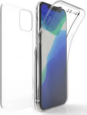 Tri-Max Clear Screen Guard Full Body Wrap Case TPU Cover for Apple iPhone 11 Pro