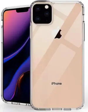 AquaFlex Transparent Anti-Shock Clear Case Slim Cover for Apple iPhone 11 Pro