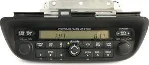 05-10 Honda Odyssey OEM AM FM 6 CD XM Ready Radio Face Code 1PU1 39100-SHJ-A900