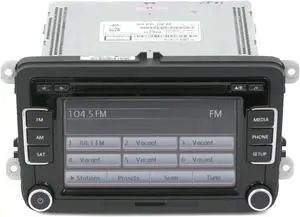 2012-2014 Volkswagen Jetta AM FM Radio CD XM Ready Code Included 1K0035180AF
