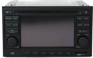 2013-2015 Nissan Rogue AM FM Radio 6 Disc w/ SD Memory Card 259151VK0D