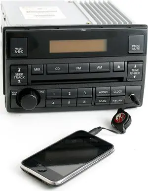 Nissan Altima 2005-2006 Radio AM FM CD w Aux Input Standard Vol Ctrl 28185ZB00B