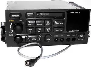 1995-2002 GMC Chevrolet Cadillac AM FM Cassette Radio w Aux On Pigtail 09354155