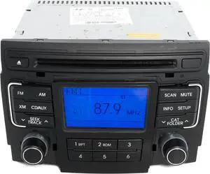 2011 Hyundai Sonata AM FM Single Disc CD mp3 Radio w Satellite 96180-3Q001
