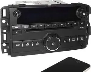 Chevy GMC Truck Radio 2009-2012 AM FM CD w Bluetooth 20935116 UNLOCKED Plastic
