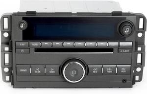 Buick Lucerne 2009-2010 Charcoal AM FM MP3 CD Player w Aux Input 25992378
