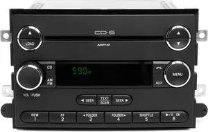 06-09 Mercury Milan Ford Fusion Radio AM FM Mp3 6 Disc CD Player 8E5T-18C815-AE