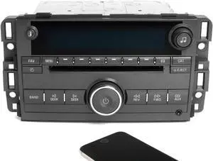 2008 Buick Lucerne AM FM CD Player Radio Aux Input & Bluetooth Upgrade 25867311