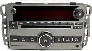 2008 Saturn Vue Gray OEM AM FM CD MP3 Radio w Auxiliary Input 25875839 Unlocked