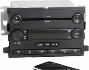 Ford Focus 2006-07 Radio AM FM 6 Disc CD Player w Bluetooth Music 6S4T-18C815-AD