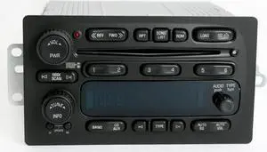GMC Chevy Truck Van 2005-2009 Radio AM FM 6 Disc CD Player 15234935