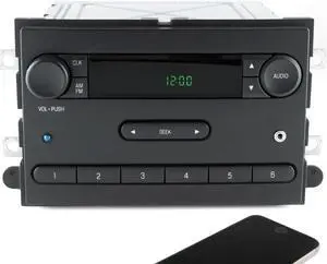 Ford 2007-08 F-150 AMFM Receiver w Aux Input & Bluetooth Upgrade 7L3T-18K810-AD
