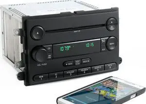 Ford 2007-2008 F-150 Truck AM FM mp3 CD Radio w Bluetooth Music 7L3T-18C869-BK Ford 2007-2008 F-150 Truck AM FM mp3 CD Radio w Bluetooth Music 7L3T-18C869-BK