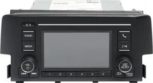 2018 Honda Civic AM FM Radio Bluetooth Receiver and Display Screen 39100-TBA-A21