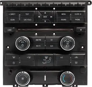 2014 Ford Mustang Audio and Temperature Control Panel Part Number ER3T-18A802-AA 2014 Ford Mustang Audio and Temperature Control Panel Part Number ER3T-18A802-AA
