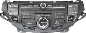 2010-12 Honda Crosstour AM FM Radio 6 CD Mp3 Satellite Face 3TA5 39100TP6A212M1