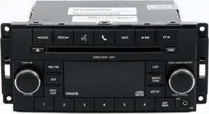 Jeep & Chrysler 2011-2012 Radio AM FM mp3 CD Sirius Aux Input P05091226AD RES
