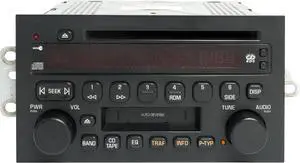 2004-06 Buick Lacrosse Regal Rendezvous AM FM CD Cassette Radio 10333504 Opt U1Q
