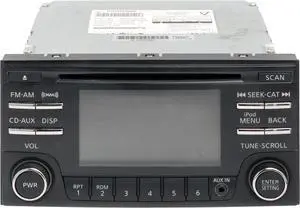 2010-2012 Nissan Altima AM FM XM Radio Receiver CD Player Aux Part ID 281859HA0A