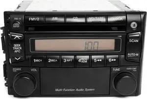 Mazda 2001-2003 Protege AM FM Single Disc CD mp3 Player BL8E669R0A Face: 1165