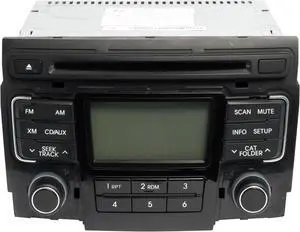 2011 Hyundai Sonata AM FM Radio Single Disc CD MP3 Satellite Ready 96180-3Q0014X