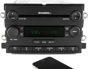 2006 Ford Mustang AM FM 6 CD Radio with Bluetooth Mod Shaker 500 6R3T-18C815-HE 2006 Ford Mustang AM FM 6 CD Radio with Bluetooth Mod Shaker 500 6R3T-18C815-HE