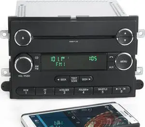 Ford Mustang 2008-09 AM FM mp3 CD Player Radio w Bluetooth Music 8R3T-18C869-AG