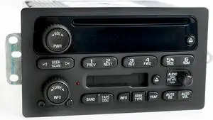 2003-05 Chevrolet Avalanche 1500 AM FM Radio Single CD Cassette Player 15104156