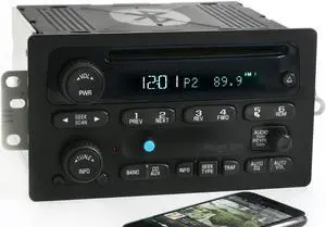 UNLOCKED Chevy GMC 03-05 Truck Radio AM FM CD Player w Bluetooth Music 15138488
