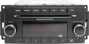 2012-2019 Dodge Grand Caravan AM FM Radio Single Disc CD Player P05091301AF RES