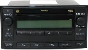 2008-2009 Toyota 4 Runner Radio AM FM mp3 CD Option Code 11823 86120-35410 2008-2009 Toyota 4 Runner Radio AM FM mp3 CD Option Code 11823 86120-35410