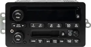 2002-03 Chevrolet Blazer AM FM Radio CD Cassette Player AUX Upgrade 15091317 UN0