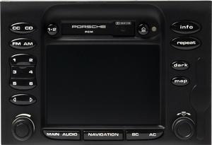 1999-01 Porsche 911 Boxster AM FM Radio Cassette Player Navi Part 99664210504EFR