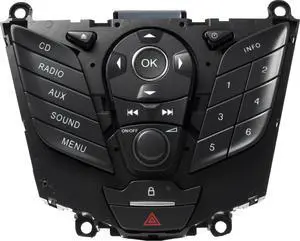 2013 Ford Escape Radio Audio Control Panel Assembly Part Number CJ5T-18K811-AC