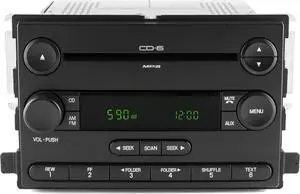 2007 Ford Focus AM FM MP3 Receiver w/ 6-Disc in dash CD Player 7S4T-18C815-AA