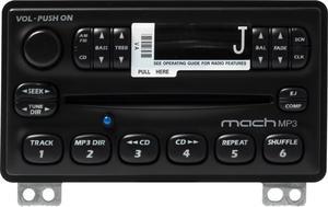 2001-04 Ford Mustang AMFM Radio Single Disc CD MP3 Player Bluetooth 3R3T18C815BA