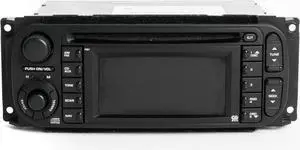 2003-07 Chrysler Dodge Jeep AM FM Radio CD DVD Player w Navigation P56038629AH 2003-07 Chrysler Dodge Jeep AM FM Radio CD DVD Player w Navigation P56038629AH