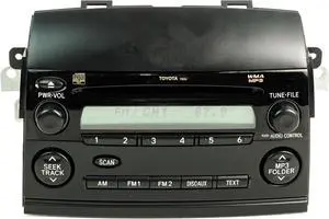 08-10 Toyota Sienna OEM Single AM FM CD Player Radio Receiver 11826 86120-08220 08-10 Toyota Sienna OEM Single AM FM CD Player Radio Receiver 11826 86120-08220