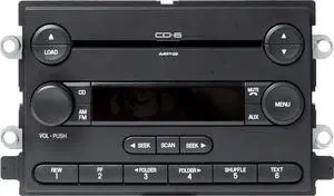 2005 Ford Freestyle AM FM Radio 6 Disc CD MP3 Player Model Number 5F9T-18C815-GA
