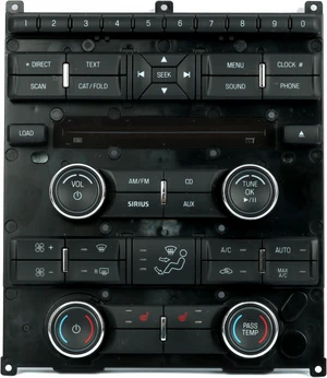 2010-2012 Ford Taurus Factory Radio and Temperature Control Panel AG1T-18A802-CB 2010-2012 Ford Taurus Factory Radio and Temperature Control Panel AG1T-18A802-CB