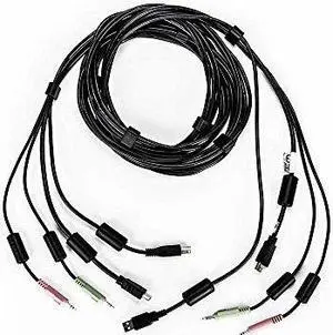 Avocent 10 ft. USB keyboard, mouse & DisplayPort video cable with audio - Use with SV220D-001 or SV240D-001 CBL0127