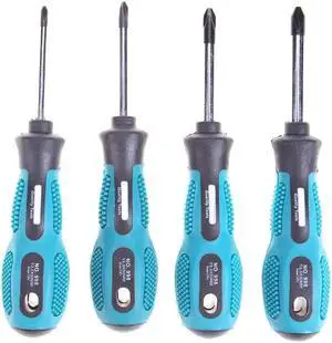 Y Shape 4 PCS Triangle Screwdriver Set Electrical Appliances Repair CR-V TPR Handle Home Useful Multi Screwdriver Tool