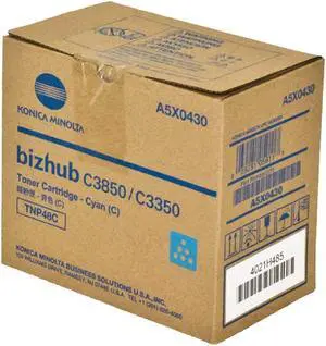 KONICA MINOLTA OEM Toner Cartridge, CYAN, yield 10,000 A5X0430