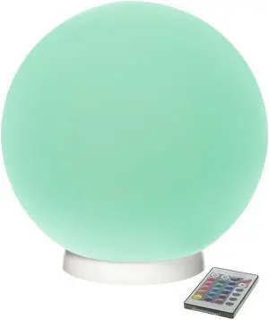 Modern Home Deluxe Floating LED Glowing Sphere w/Infrared Remote Control (12")
