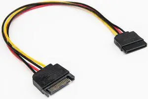 Rocstor 12in 15 Pin SATA Power Extension Cable
