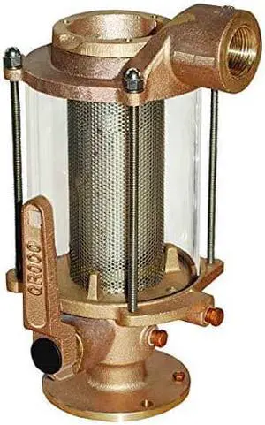 GROCO 1" BALL VALVE/STRAINER COMBO