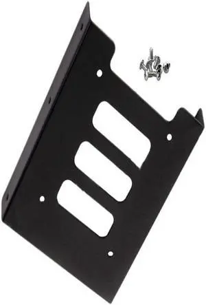 iMBAPrice (Pack of 2) 3.5" Universal Hard Drive Mounting Kit for 5.25" Drive Bay BRACKET with Mounting Screws - Value Pa